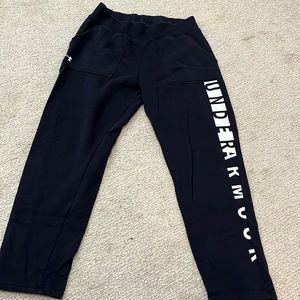 Black Under Armour fleece sweats